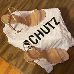 Gold Schutz Heels - size 10